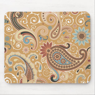 Fine Paisley Cool Cute Girly Retro Fashion Mouse Mat