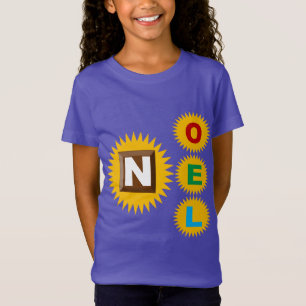 Fine purple jersey T-shirt   NOEL SOLEIL CHOCOLAT