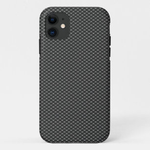 Fine Silver Metal Mesh Pattern Case-Mate iPhone Ca iPhone 11 Case