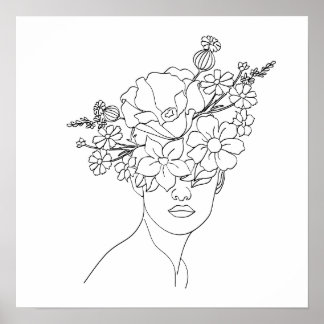 Fine sketch art poster