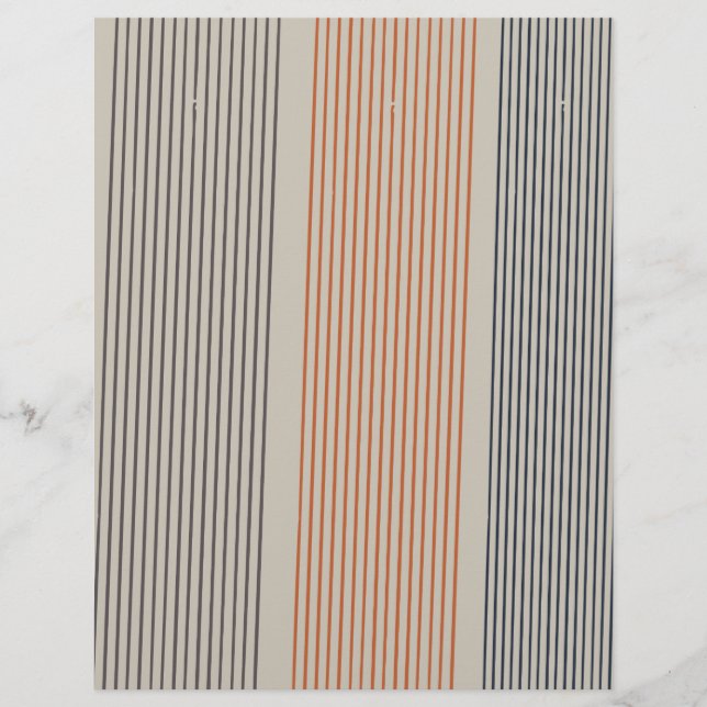 Fine Stripped Pattern Paper (Front)