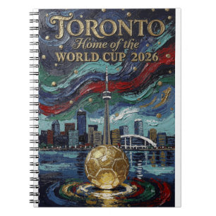 Fine Toronto Soccer Art 2026 Stadium Notebook