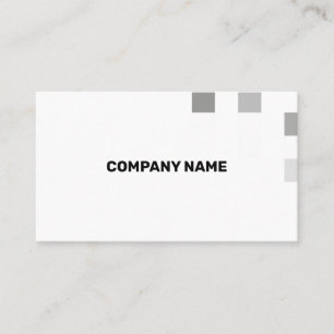 Fine White Contemporary Transparency Business Card