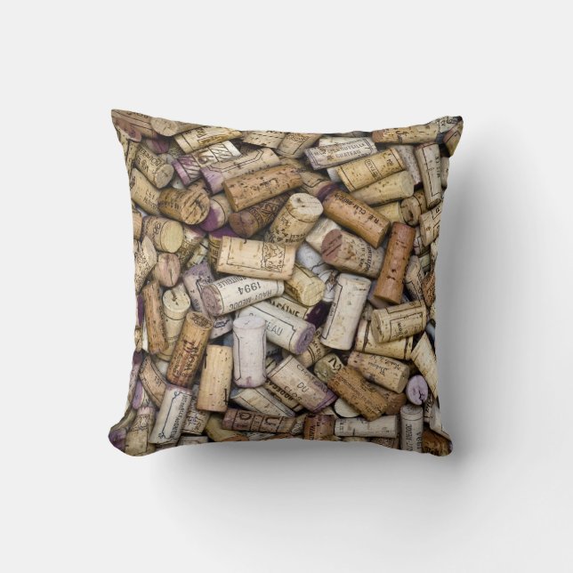 Fine Wine Corks Cushion (Front)