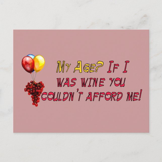 Fine Wine Postcard (Front)