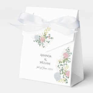 Finely flourished wedding guests  favour box