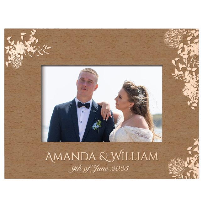 Finely flourished Wedding  Picture Etched Frames (Creator Uploaded)