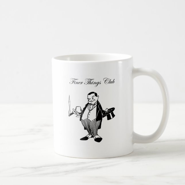 Finer Things Club Cigar Character Coffee Mug (Right)