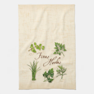 Fines Herbes Kitchen Towel