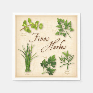 Fines Herbes Paper Napkins