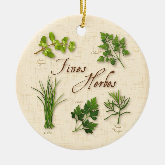 Fines Herbs Ornament (Front)