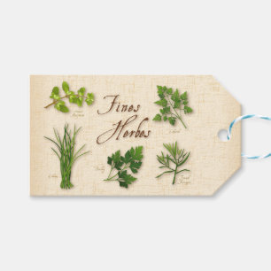 Fines Herbs Recipe, Parsley, Chives, Tarragon, Gift Tags