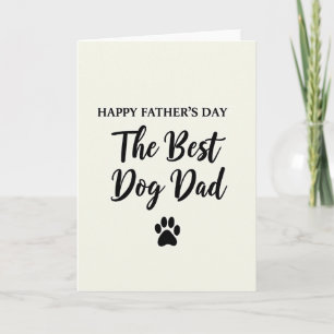 Finest Dog Dad Moment Card