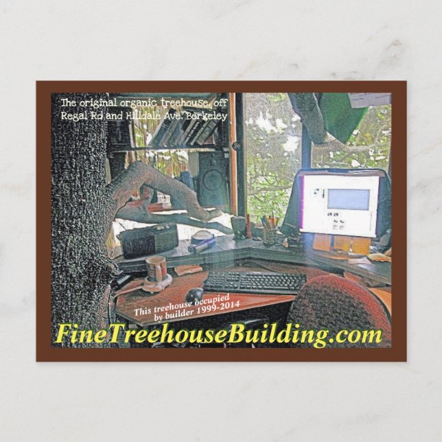 FineTreehouseBuilding Regal Road desk - Postcard (Front)