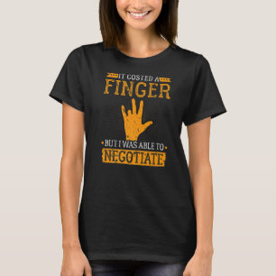 Finger Amputation Disability Finger Amputee T-Shirt