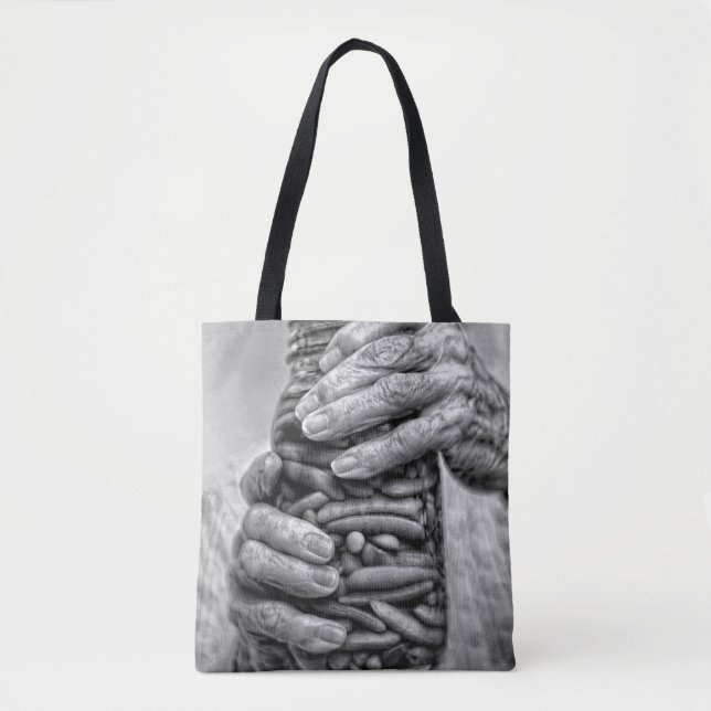 Finger Beans Grocery Bag (Front)