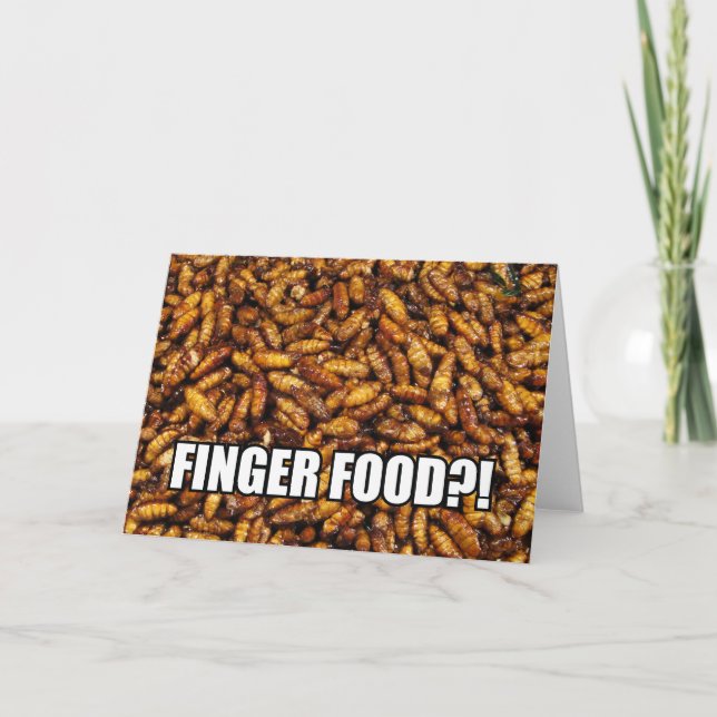 FINGER FOOD?! MEME CARD (Front)