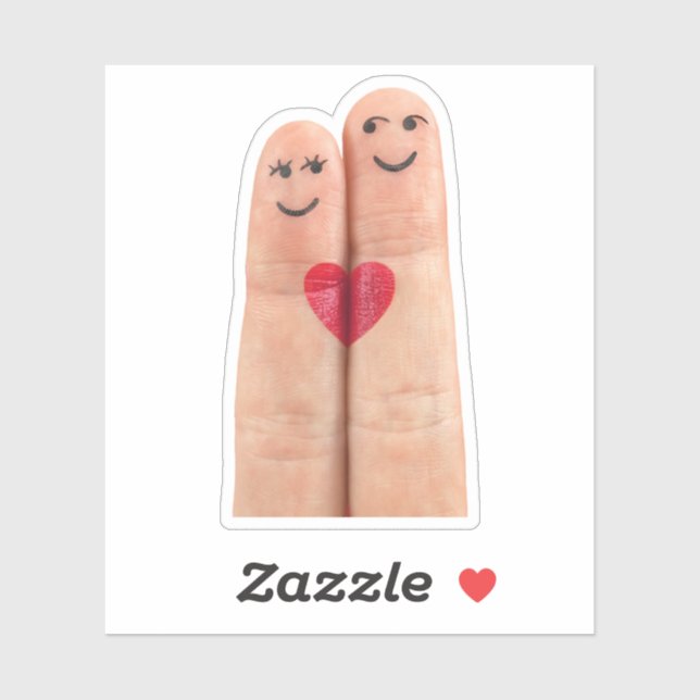 Finger Heart Couple (Sheet)
