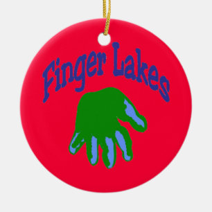 Finger Lake Cartoon Ceramic Tree Decoration