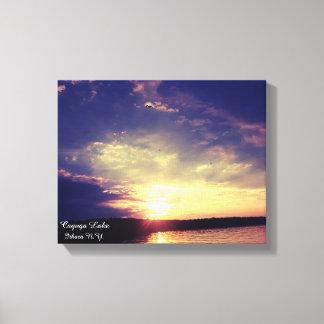 FINGER LAKES CAYUGA LAKE CANVAS PRINT