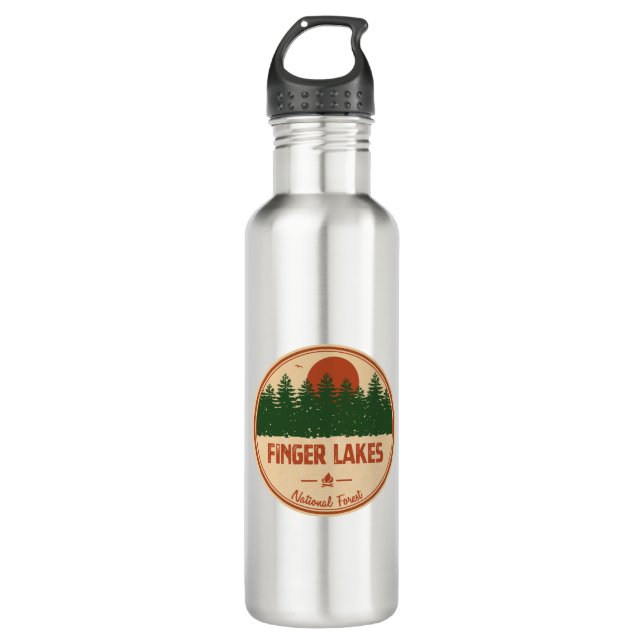 Finger Lakes National Forest 710 Ml Water Bottle (Front)