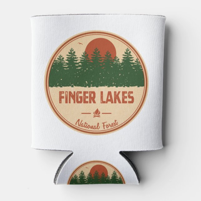 Finger Lakes National Forest Can Cooler (Front)