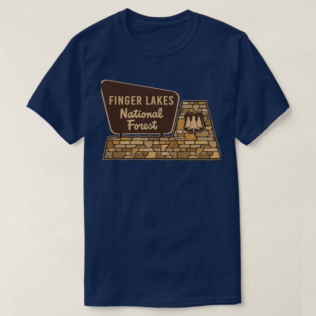finger lakes national forest T-Shirt (Design Front)
