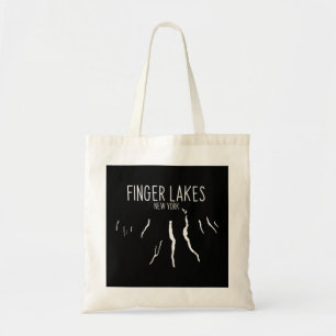 Finger Lakes New York Pullover Hoodie Tote Bag
