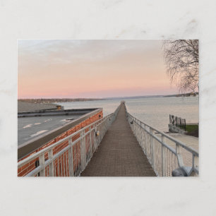Finger Lakes Pier Holiday Postcard
