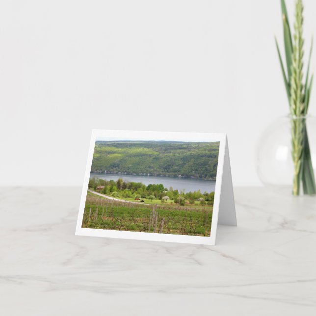Finger Lakes Vinyard (Blank) Card (Front)