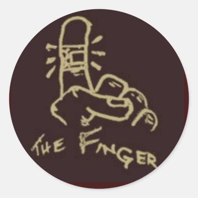 Finger Logo Sticker (Front)