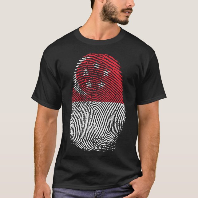 Finger Print - Singapore T-Shirt (Front)