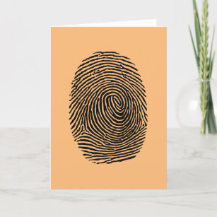 Finger Prints Talking Canyons, New Mexico Card