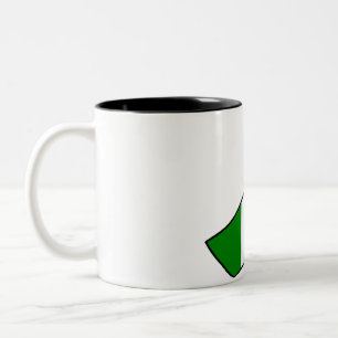 Finger Purse Two-Tone Coffee Mug