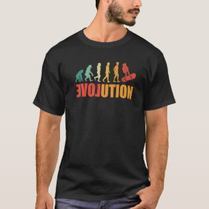 Fingerboard Evolution Finger Skateboarding Fingerb T-Shirt