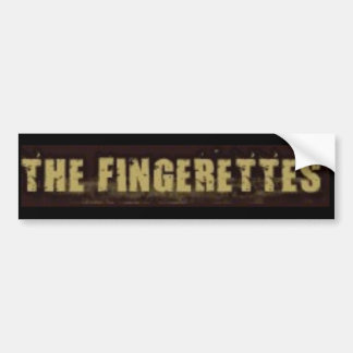 Fingerettes bumper sticker