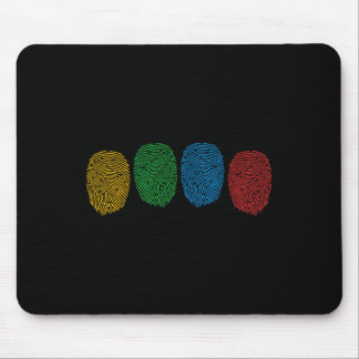 Fingerprint Autism Awareness Neurodiversity Autism Mouse Mat