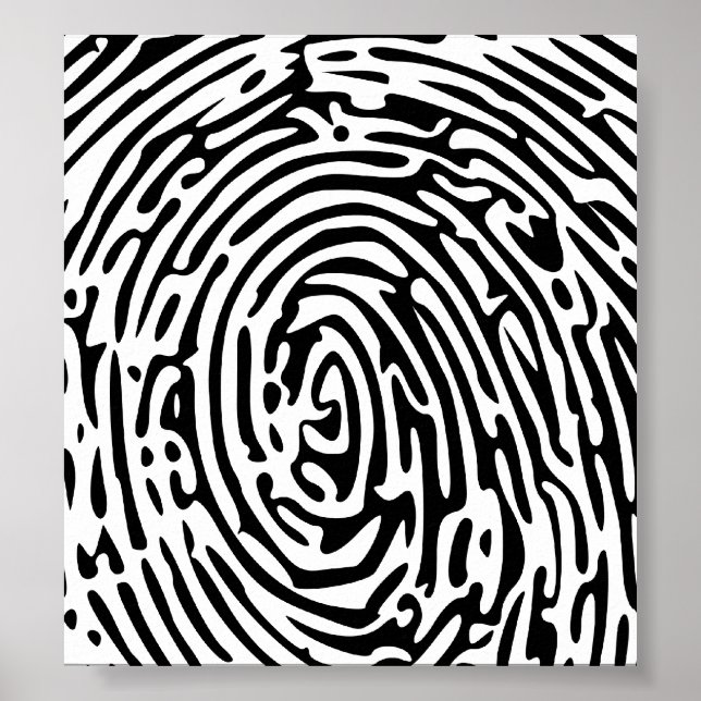 Fingerprint Background Poster (Front)