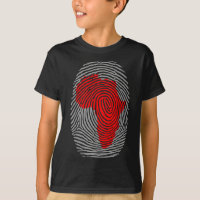 Fingerprint Black History Month Afro African Pride
