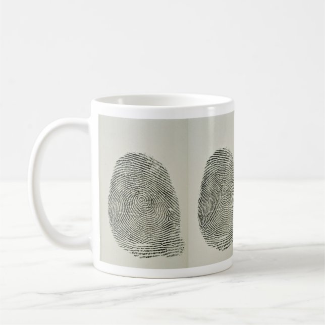 Fingerprint Coffee Mug (Left)