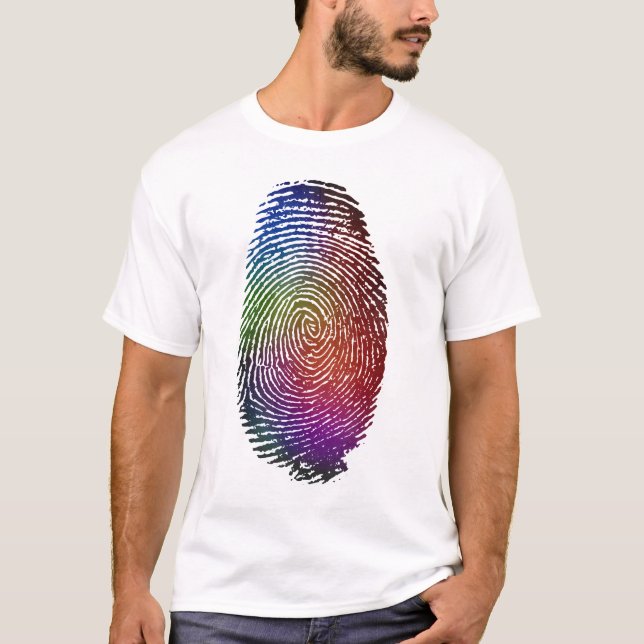 Fingerprint Colour T-Shirt (Front)