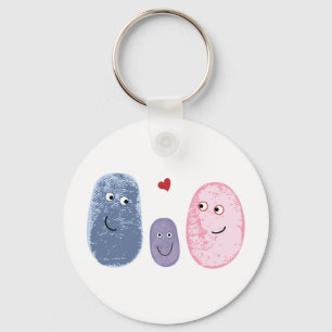 Fingerprint family key ring
