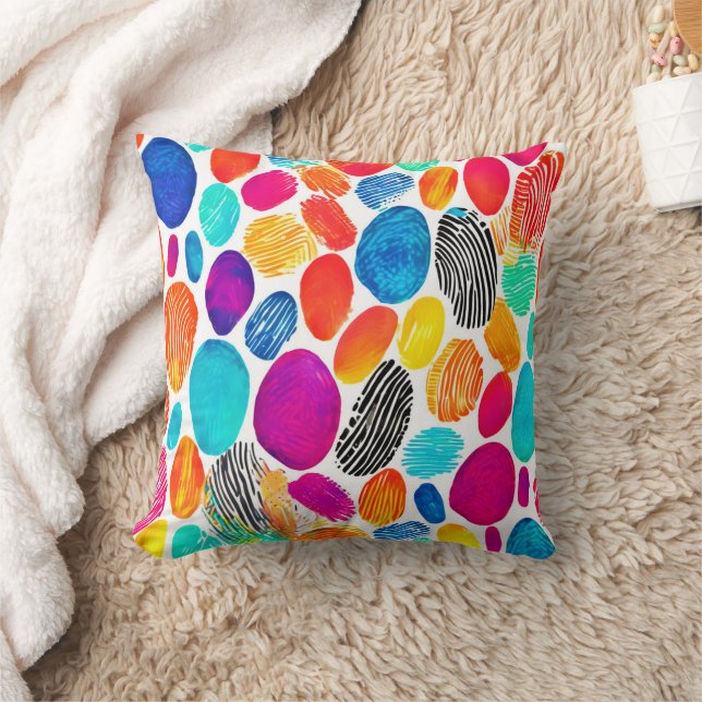 Fingerprint Fusion Art Cushion (Blanket)