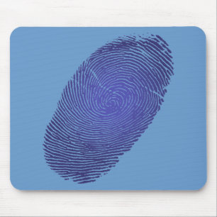 Fingerprint Graphic Mouse Mat