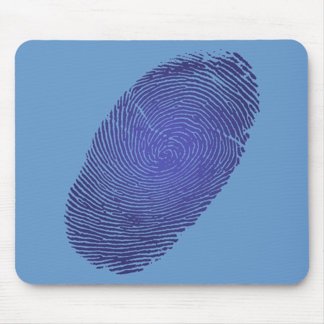 Fingerprint Graphic Mouse Mat (Front)
