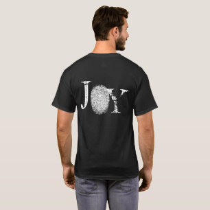 Fingerprint Joy Black T-shirt