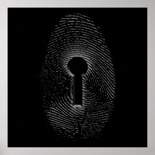Fingerprint Lock Poster