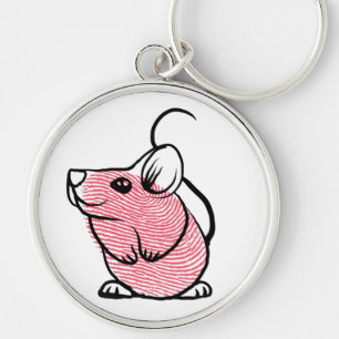 Fingerprint mouse on  key ring