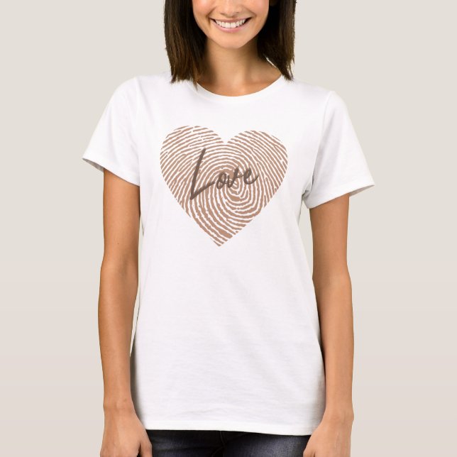 Fingerprint My Love T-Shirt (Front)
