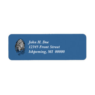 Fingerprint PI Lab Tech CSI Return Address Labels